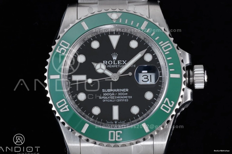 904L Green Ceramic Starbucks Youth EyeCatching Submariner The 41mm VSF Version 1155 126610LV A Steel 0206